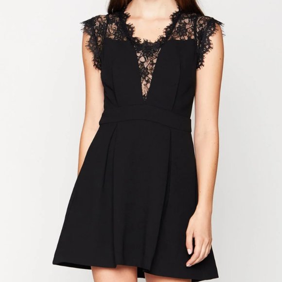 BCBGeneration Lace Insert Party Dress - Picture 3 of 12